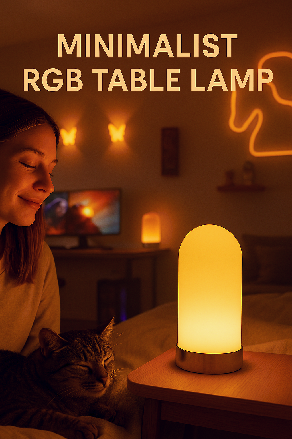 【 Upcoming 】RGBW Touch controlled glass table lights