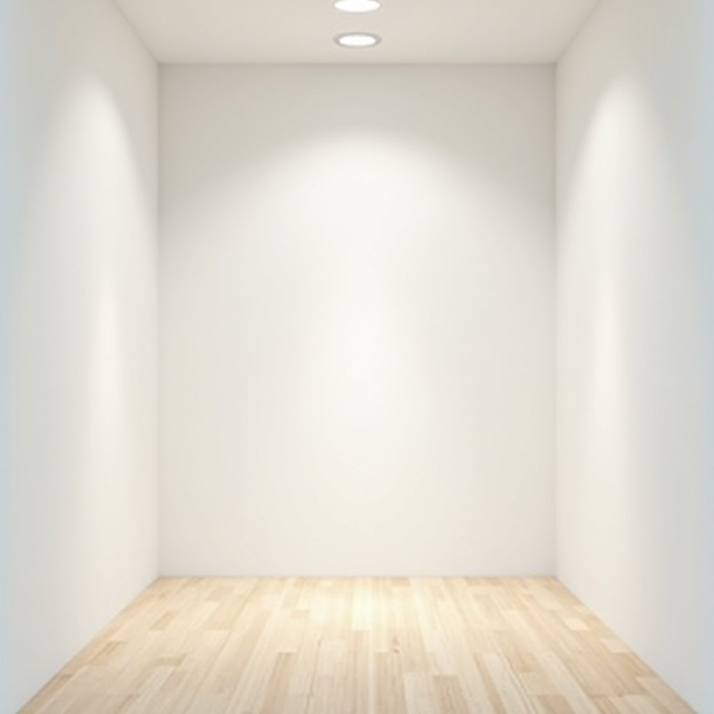 Modern home hallway corridor with ZYSHEN DIY recessed lighting installation and bright architectural downlights