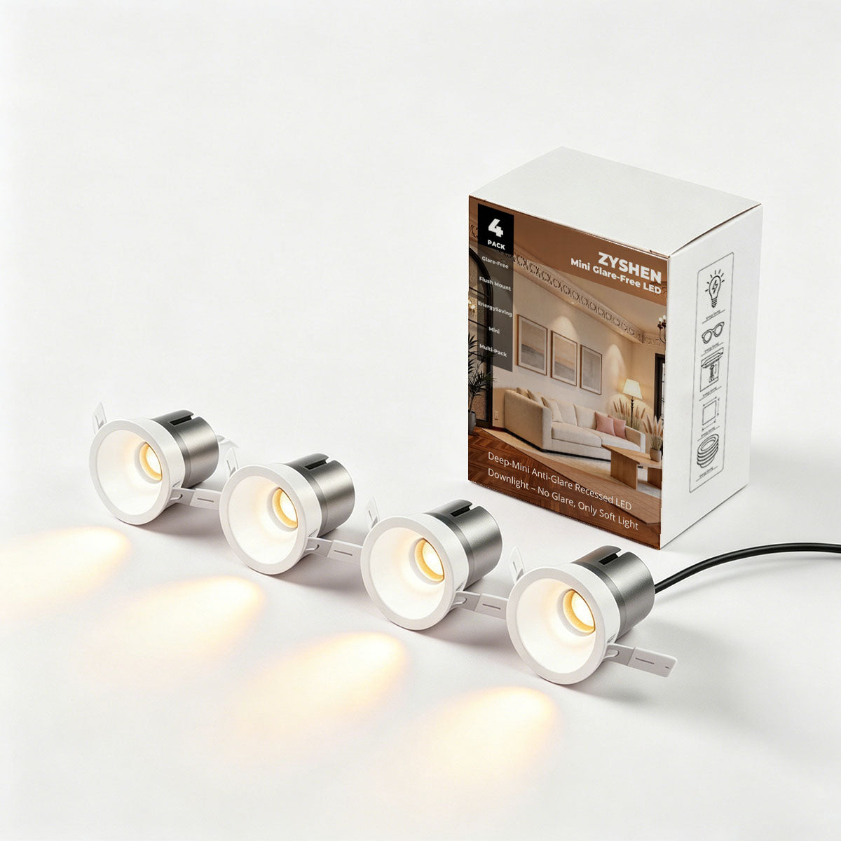 Ultra-Mini Deep Anti-Glare LED Downlight