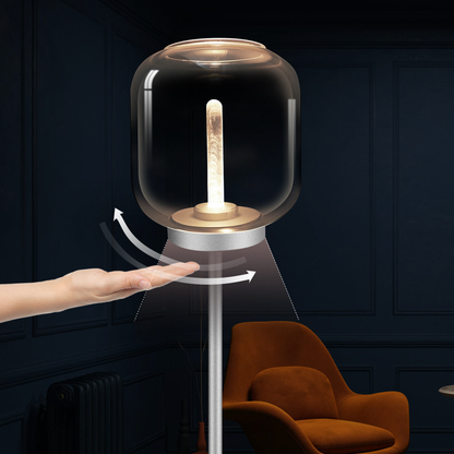 【 Upcoming 】Hand swept control glass floor lamp