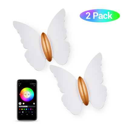 ZYSHEN Butterfly RGBW Wall Light